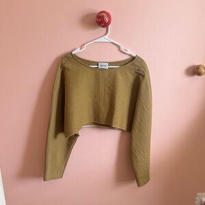 Rachel Comey Olive Green Crop Top